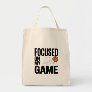 Tote Bag Basket-ball centré Shopping Fourre-tout
