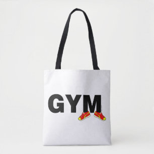 Tote Bag Baskets textuels de gym.