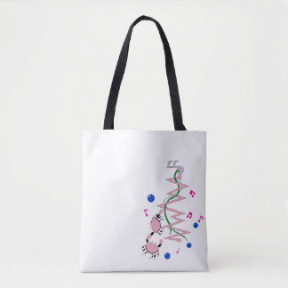 Tote Bag Basse de corail goutte tout-sur-impression Fourre-