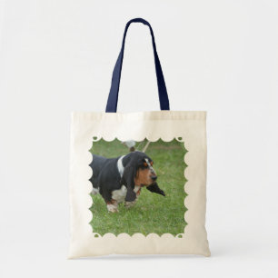 Tote Bag Basset Hound mignon
