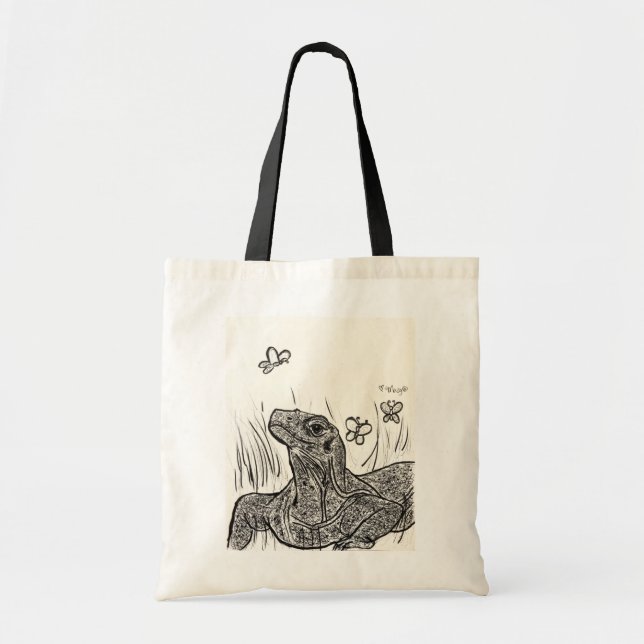 Tote Bag Bassin de dragon Komodo en beauté (Devant)