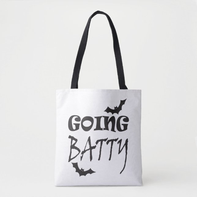 Tote Bag Bat d'Halloween (Devant)