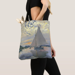 Tote Bag Bateau à voile de Monet Impressionnisme français C