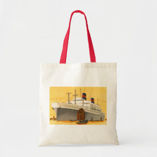 Tote Bag Bateau de croisière vintage en Orient avec Junks B
