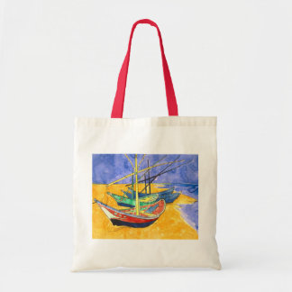 Tote Bag Bateaux De Pêche Plage Saintes-Maries Van Gogh Fin