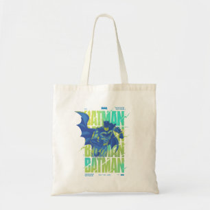 Tote Bag Batman Électrique Qui Traverse La Typographie