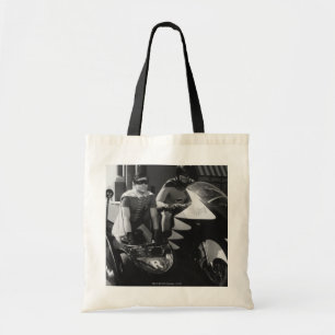 Tote Bag Batman et Robin en Batcycle