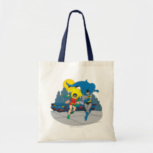 Tote Bag Batman Et Robin En Course
