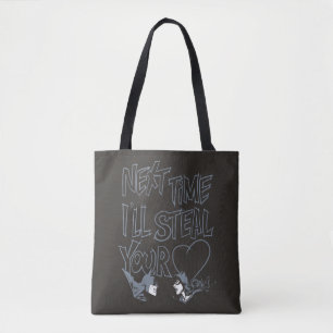 Tote Bag Batman Valentine  Catwoman - Je volerai votre coeu