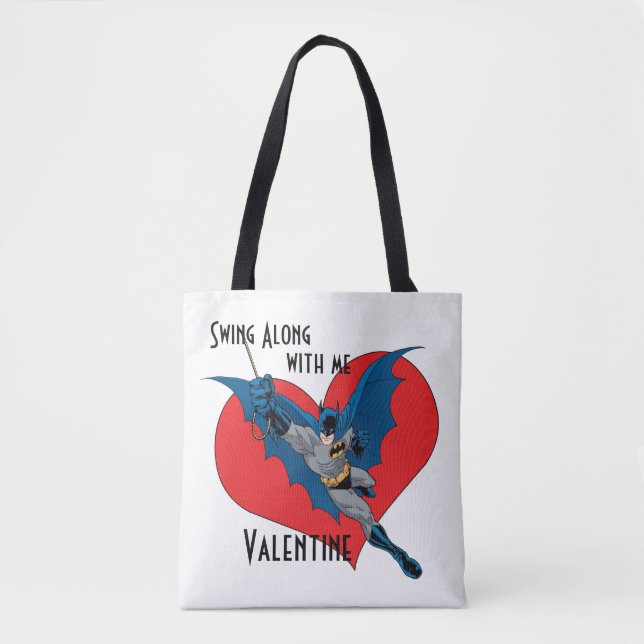 Tote Bag Batman Valentine | Coudre Avec Moi (Devant)