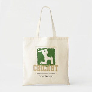 Tote Bag Batteur de cricket Joueur Vintage