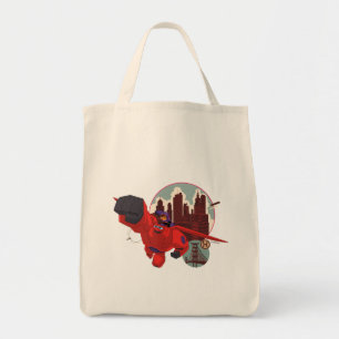 Tote Bag Baymax & Hiro Héros haut