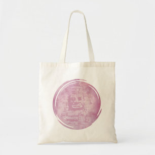 Tote Bag Bayon Face rose