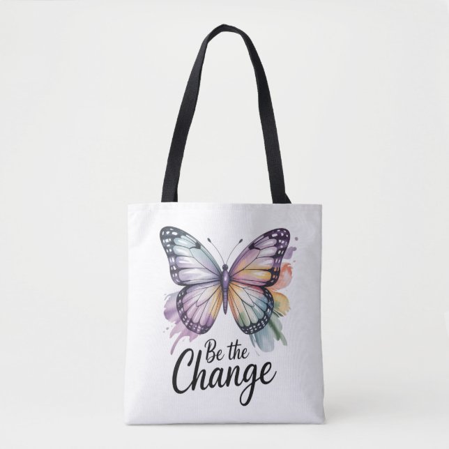 Tote Bag Be The Change (Devant)