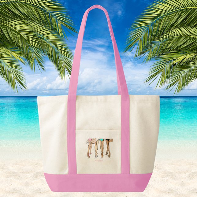 Tote Bag Beach Bachelorette Party Weekend Bride Squad (Créateur téléchargé)
