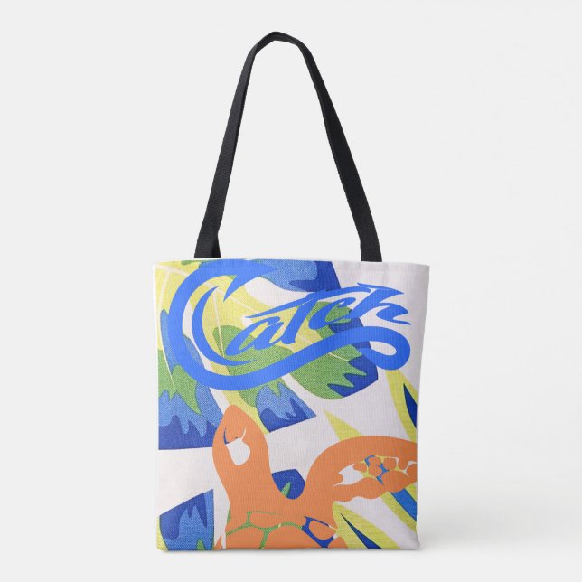 Tote Bag. Beach. Catch (Back)