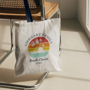 Tote Bag Beach Cruise Famille Vacances Correspondance