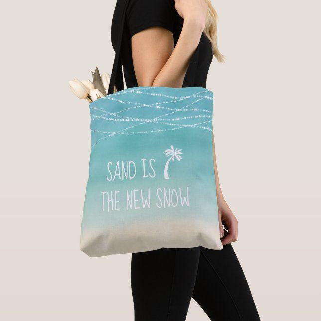 Tote Bag Beach Sand est la nouvelle neige #Florida Winter (De près)