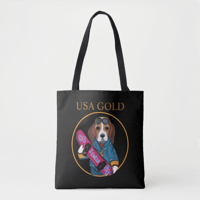 TOTE BAG  BEAGLE (Devant)