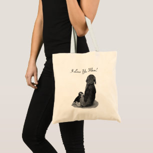 Tote Bag Beagle chiot mignon bouddin maman chien