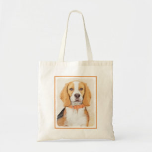 Tote Bag Beagle Hound Dog Peinture Animal Art original