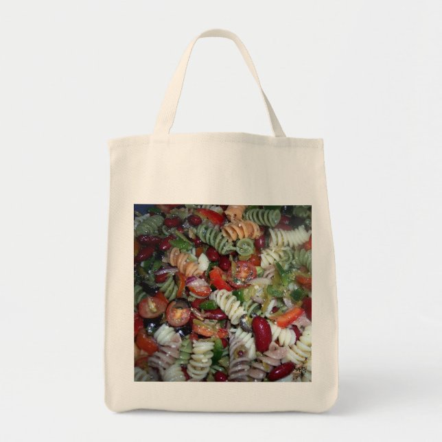 Tote Bag Bean Pasta Salade Épicerie Fourre-tout (Devant)