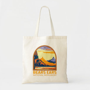 Tote Bag Bears Ears National Monument Utah Retro