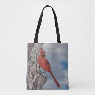 Tote Bag Beau Cardinal Rouge
