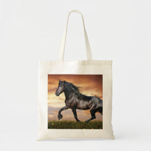 Tote Bag Beau Cheval Noir