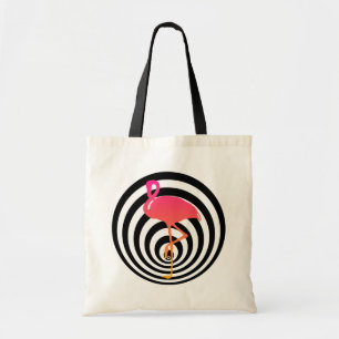 Tote Bag Beau flamant en cercles