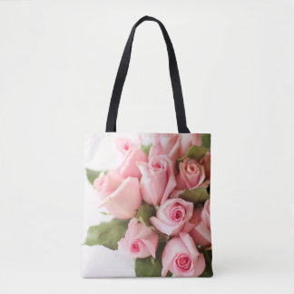 Tote Bag Beau groupe de roses pâles de roses