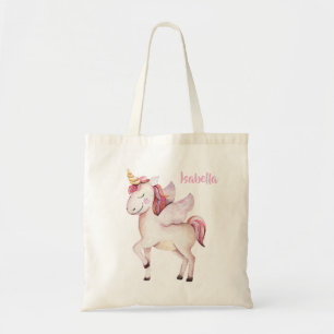 Tote Bag Beau mignon imaginaire volant unicorne faveur