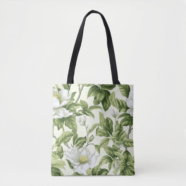 Tote Bag Beau motif floral classique (Devant)