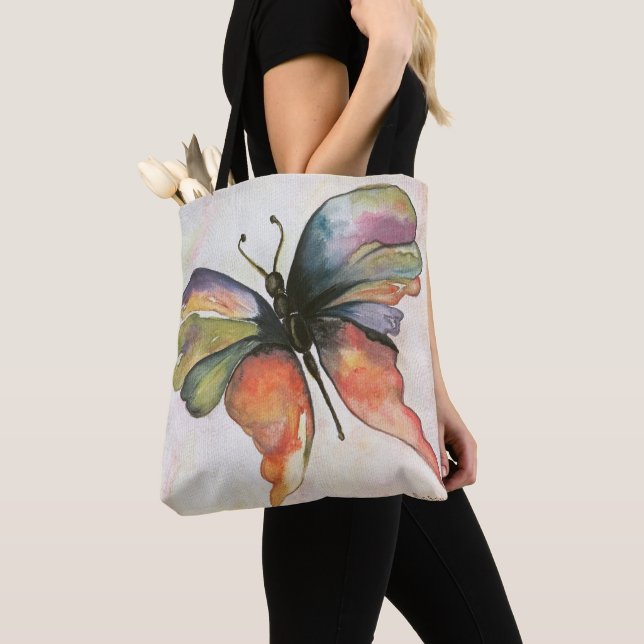 Tote Bag Beau Papillon Tout-Sur-Impression Épaule Fourre-to (De près)