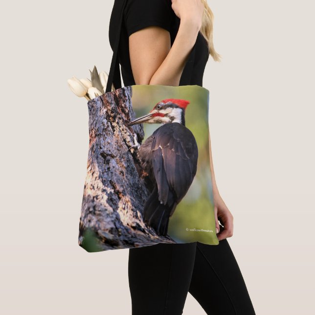 Tote Bag Beau pic pilé sur l'arbre (De près)