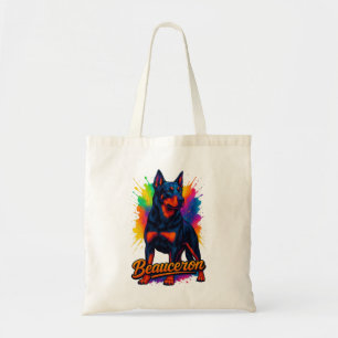 Tote Bag Beauceron Pop Art Vibrant