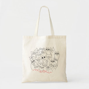 Tote Bag Beaucoup de chats