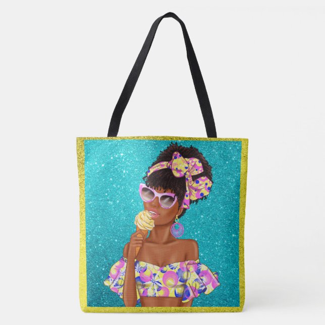 Tote Bag Beauté d'été (Devant)
