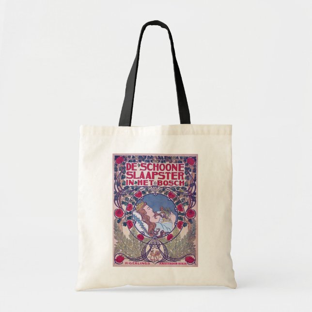 Tote Bag Beauté dormante, Art de couverture, Van Caspel (Devant)