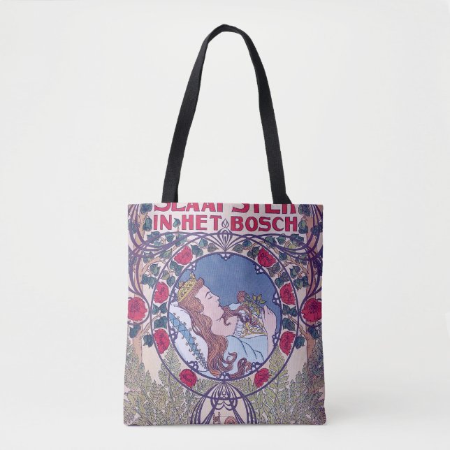 Tote Bag Beauté dormante, Art de couverture, Van Caspel (Devant)