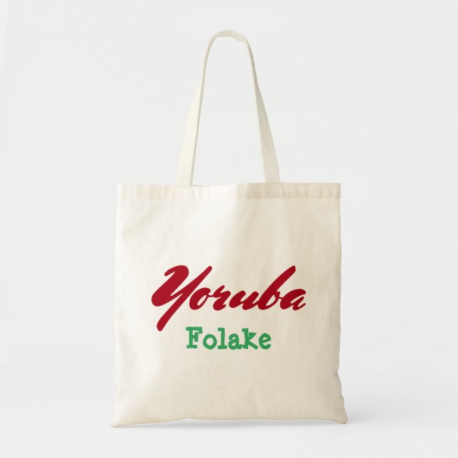 Tote Bag Beauté du Yoruba (Devant)