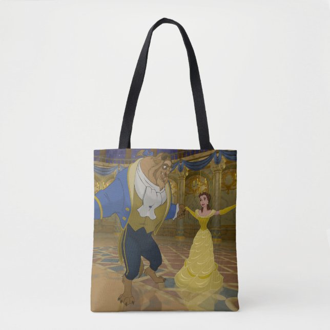 Tote Bag Beauté et bête| Danse dans la salle de bal (Devant)