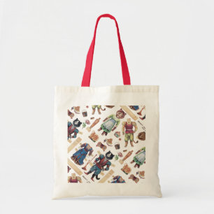 Tote Bag Beauté et bête, poupée en papier, Louis Wain