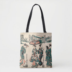 Tote Bag Beautés de Fukagawa. Triptyque