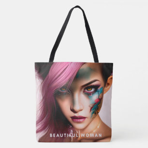 Tote Bag beautiful woman