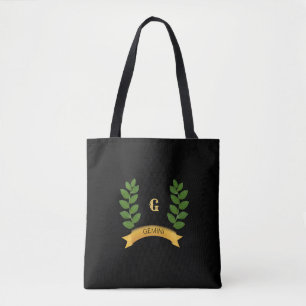 Tote Bag Beaux Feuilles verts personnalisés