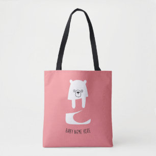 Tote Bag BÉBÉ CUTE Papa Maman Fille Fils Famille Bébé