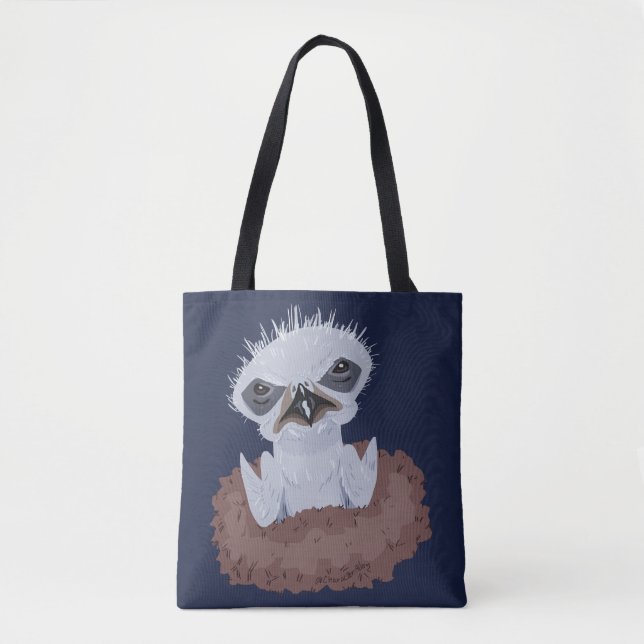 Tote Bag Bébé d'aigle à tête blanche (Devant)