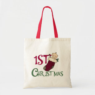 Tote Bag Bébé dans ęr Noël de bas