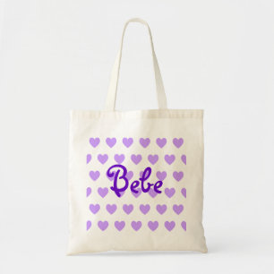 Tote Bag Bebe en violet